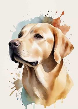 Labrador retriever dog