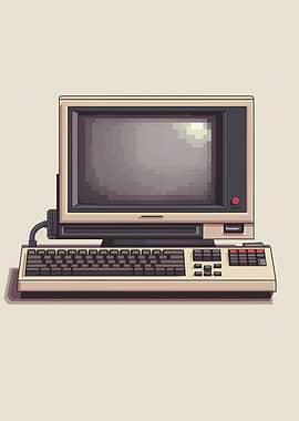 8bit Pixel Art Computer