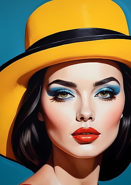 Woman Portrait Pop Art 3