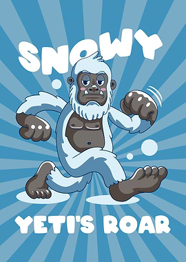 Snowy Yeti Christmas