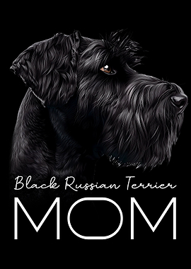 Black Russian Terrier Mom