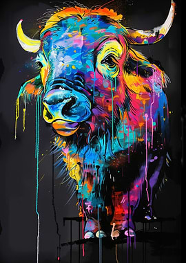 Yak Popart Painting