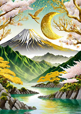 Kintsugi Mountain Tree