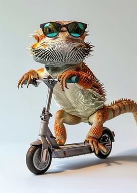 Bearded Dragon Scooter