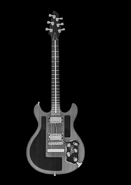 X ray of Electric Guitar