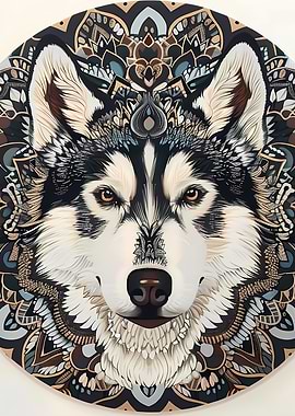 Mandala Husky