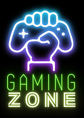 Gaming Zone Neon Style