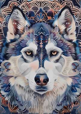 Mandala Husky blue