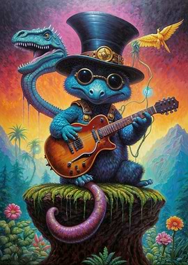 Steampunk Dino Jam Session