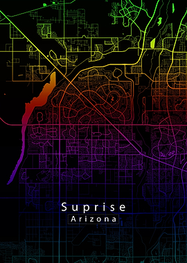 Suprise Arizona City Map