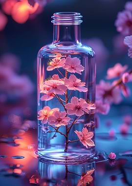 Flowers in bottle