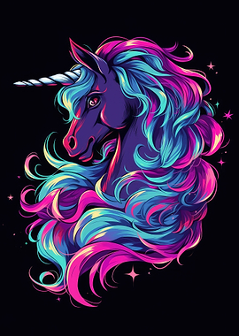 Unicorn Animal Neon Friend