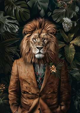 Majesty Lion Portrait