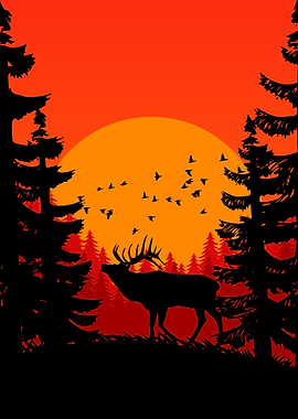 Deer in the forest
