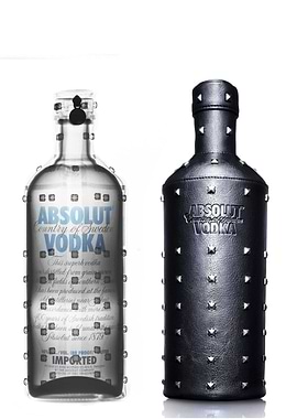 Vodka bottle under xray