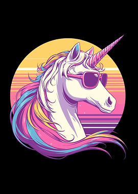 Mystical Sunset Unicorn