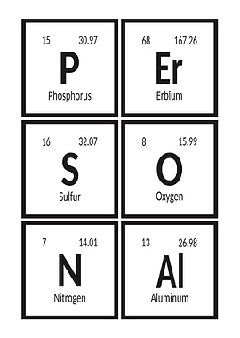 Personal Table of Elements