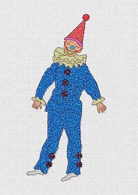 Abstract Clown Funny3