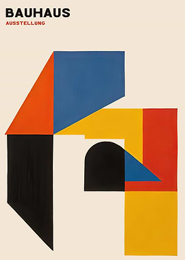 Bauhaus Ausstellung Poster