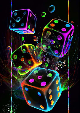 Neon Dices