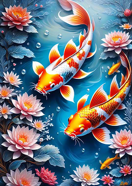 Fantasy Koi Fish