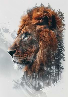 Lion portrait