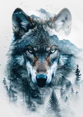 Wolf portrait