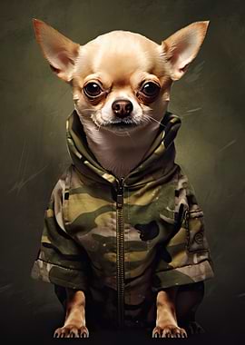 Chihuahua Camo Jacket