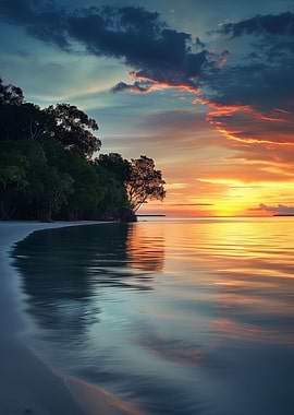 Sunsets Gentle Embrace