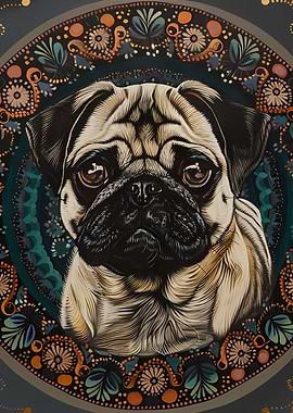 Mandala Pug