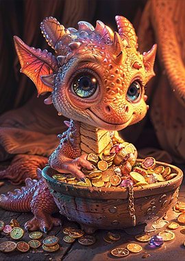 cute baby dragon