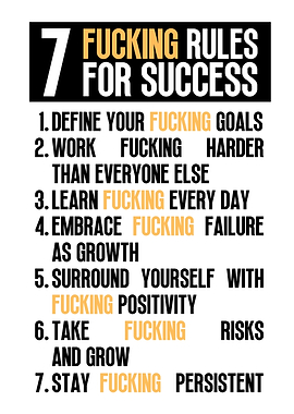 7 Rules For Success