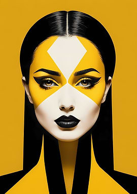 Pop Art Woman Portrait