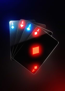 Aesthetic Neon Cards