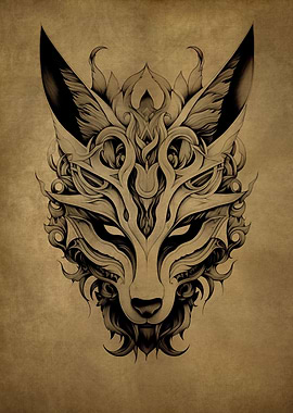 Kitsune Mask Copper No2