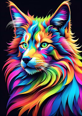 Rainbow Wolf