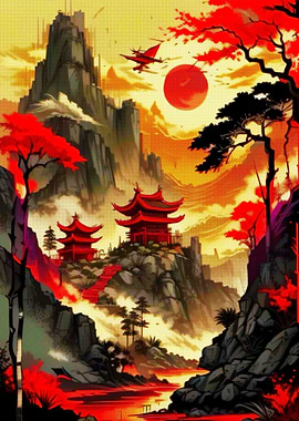 Red Moon Japan Vintage