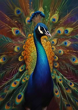 Majestic Peacock Amidst V3