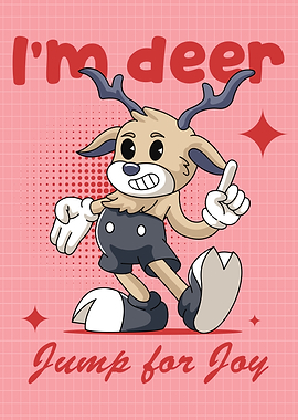 Joyful Christmas Deer