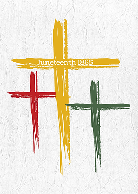 Juneteenth Christian Cross