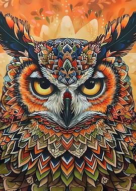Mandala Owl