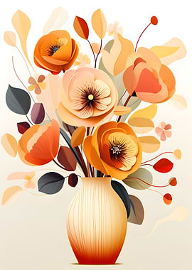 Orange Pastel Pottery