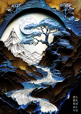 Japanese Landscape texture