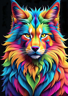 Rainbow Wolf