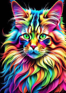 Rainbow cat