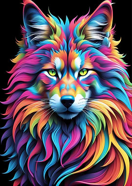 Rainbow Wolf