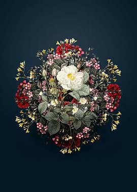 White Rose of York Wreath