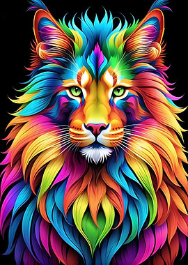 Rainbow Lion