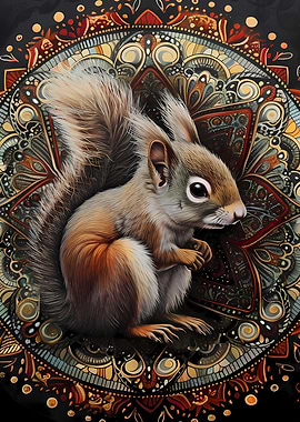 Mandala Squirrel