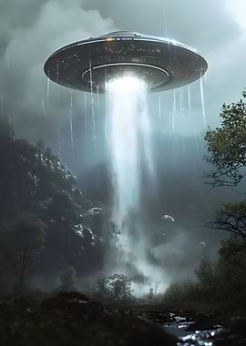 Chiaroscuro UFO take off